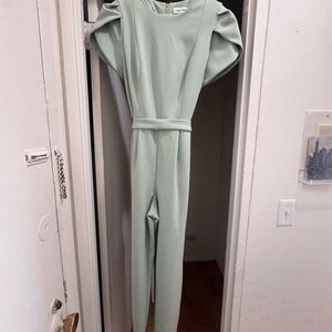 Calvin Klein Light Green Jumpsuit size 6